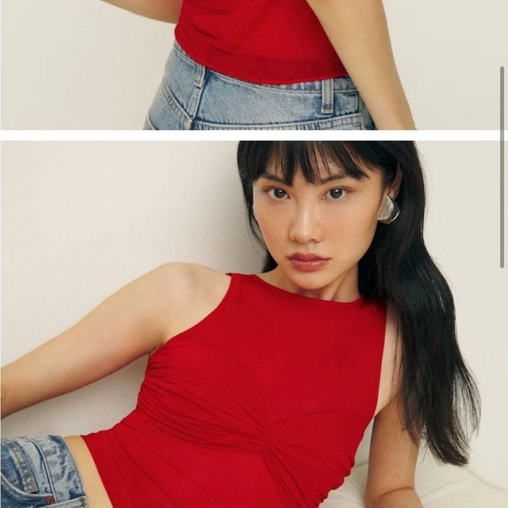 Reformation Red Tank Top